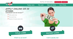 Desktop Screenshot of checkintocash.com